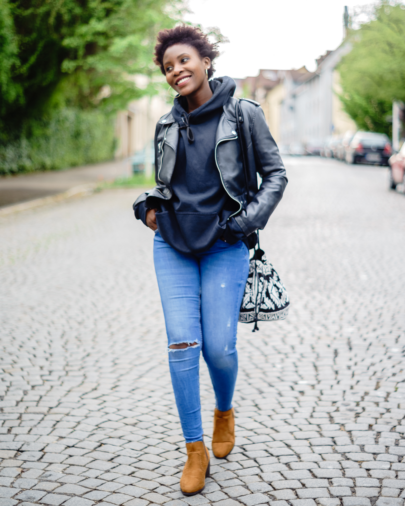 Sweatshirt store biker jacket